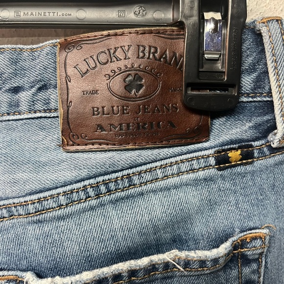 Men's Distressed Blue Jeans- Lucky Brand. Size 28 - Picture 5 of 5